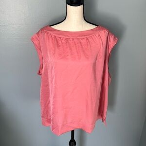 ***Talbot’s Women’s Pink Petite Sleeveless Blouse Sz 22WP